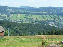 Pohled na Studenovsk� sjezdovky