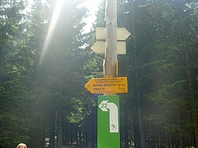 Krkono�skou diagon�lou do leva